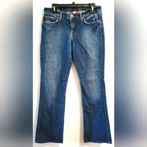 LUCKY Brand Sweet n' Low Boot Cut Women's Cotton Dungaree Jeans 81LQA72 Sz 8 29